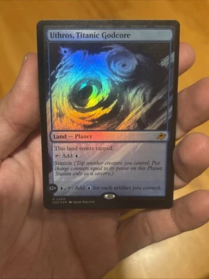 Mtg Uthros, Titanic Godcore Edge of Eternities English Foil - Bild 1 von 4
