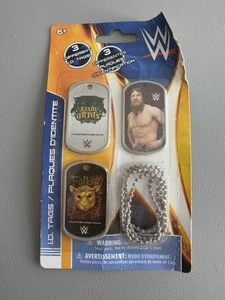 WWE Orton, Bryan, Wyatt Clothing Necklace Dog Tags 2015 3 Pack Collectible ID - Picture 1 of 5