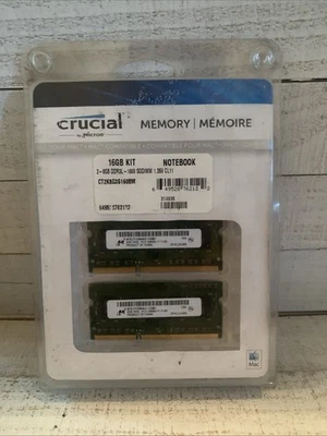 Crucial 8GB DDR3L 1333MHz 2RX8 PC3L-10600S Memory kit (SODIMM MAC) - Image 1 of 4