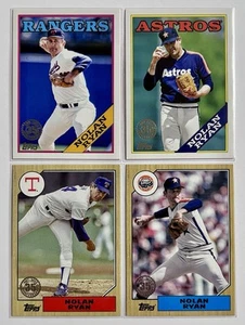 Lote Nolan Ryan 2022 y 2023 Topps 35 Aniversario Insertos Retro Rangers Astros - Imagen 1 de 4