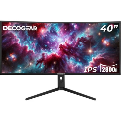 Deco Gear 40" Curvo Ultrawide Nano IPS Monitor PC, 5120x2160 5K2K, 21:9, HDR10 Foto 1 de 4