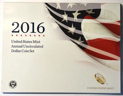 2016 US Mint Annual Uncirculated Dollar Coin Set, OGP w/COA Excellent Condition! - Image 1 of 4