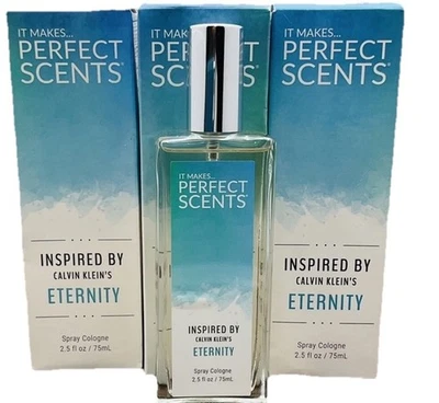 Упаковка из 3 идеальных ароматов по мотивам Calvin Kleins Eternity 2,5 унции - Изображение 1 из 2