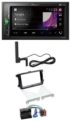 Pioneer MP3 DAB AUX 2DIN Bluetooth Autoradio für VW T6 2015-2019 Klavierlack sch - Bild 1 von 4