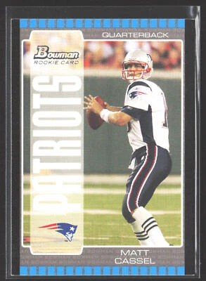 Matt Cassel 2005 Bowman #222 RC New England Patriots - Image 1 of 2