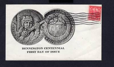 US FDC  Scott #643-3 Roessler Cachet,  Bennington  cancel - Image 1 of 2