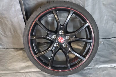 17 18 19 HONDA CIVIC TYPE R FK8 2.0L 0EM WHEEL RIM 20X8.5 +60 5X120 W/TIRE 3/5 - Image 1 of 4