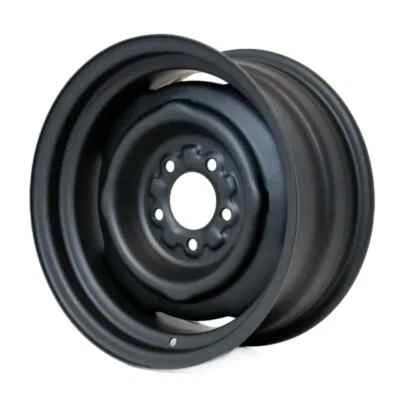 15X7 BLACK OEM FORD STEEL WHEEL WITH 4.25" BACKSPACE. DEDICATED 5-114.3 PCD - image 1 of 2