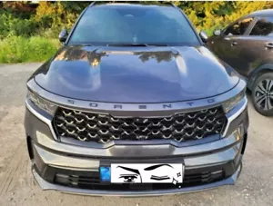 Genuine OEM Sorento Letter Hood Matt Black Emblem For 2018~2023 Kia Sorento - Picture 1 of 5