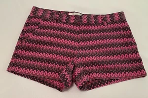 Joe Fresh shorts womens size 6 pink and black Chino 3” Inseam (Sho1183Mm) - Picture 1 of 7