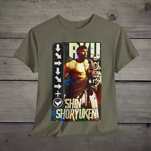Street Fighter 6 Ryu Gaming Tee, Video Game Unisex T-Shirt, Gamer Gift,Retro - Picture 1 of 61