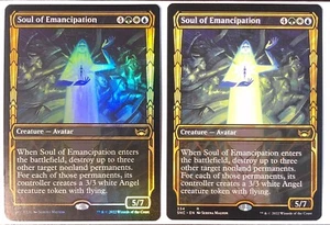 Soul of Emancipation ~ MTG New Capenna ~ Rare Showcase Foil + Base (Pack Fresh) - Picture 1 of 1