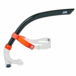 Zoggs Front Snorkel - Black & Orange, Swimming Front Snorkel - Picture 1 of 1