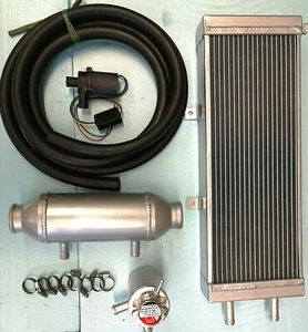 5" X 10" Barrel Water/Liquid To Air Intercooler Charge Air Cooler Kit - Picture 1 of 1