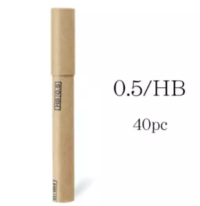 1Sets (40pcs) MOMA MUJI 0.5mm HB Mechanical Pencil leads refill made in Japan - Picture 1 of 4