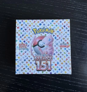2023 Pokemon TCG Japanese 151 Booster Box SV2A Factory SEALED shrink - Foto 1 di 2