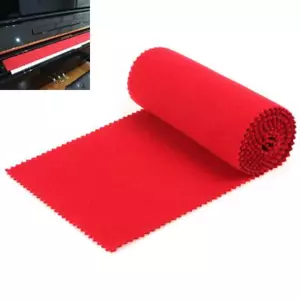 Red Soft Piano Key Cover Keyboard Anti Dust Protection for Piano Cleaning Care - Picture 1 of 7