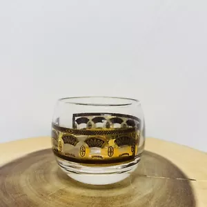 Vasos de polietileno vintage Culver Gold Wheat Roly - Imagen 1 de 2