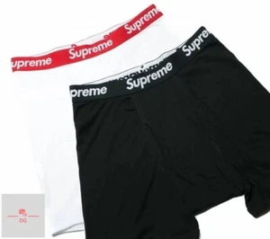 SUPREME/HANES CALZONCILLOS Ropa Interior/NEGRA**BLANCA/ (DOS BOXERS) --100% Auténtica - Imagen 1 de 6