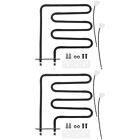 2 Sets Sturdy Heating Element Heating Tubes Heating Components Stove Components