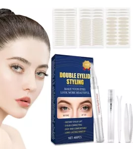 480 Pc Eyelid Tape Strips For Hooded Eyes Breathable Waterproof Lifter Full Kit - Picture 1 of 10