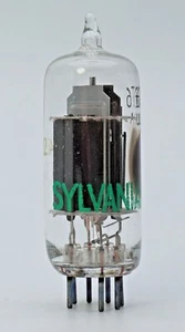 Sylvania 6AT6 CV452 EBC90 Side Getter Valve Tube Used Tested (V29) - Picture 1 of 2