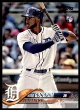 2018 TOPPS RC #639 NIKO GOODRUM DETROIT TIGERS