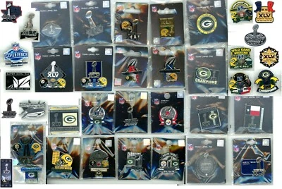 AMINCO, PSG, WINCRAFT Super Bowl XLV Pin Choice Green Bay Packers Steelers Dallas North Texas 2011 45