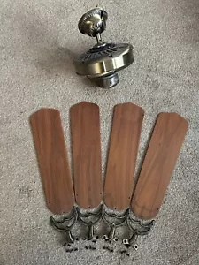 Vintage Casablanca Delta ll Slumber Three, 50” Ceiling Fan, 4 Blade, Made in USA - Picture 1 of 14