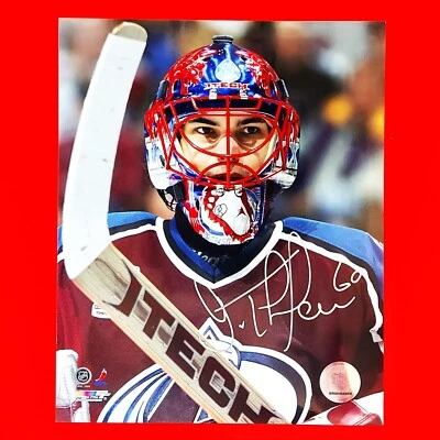 Autographed Jose Theodore Colorado Avalanche Photo - X3 - Image 1 of 2