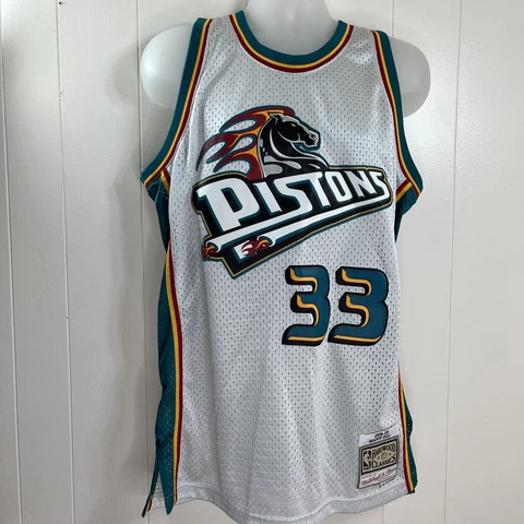Mitchell & Ness Swingman Jersey Detroit Pistons 1998-99 Grant Hill Size Large Cover