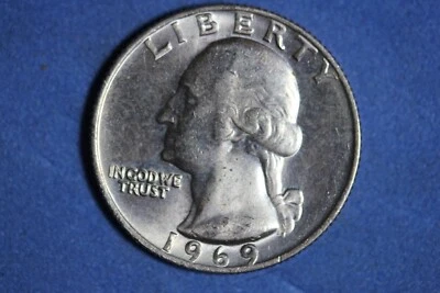 Estate Find 1969 Washington Quarter!!! #K53784 - Image 1 of 2