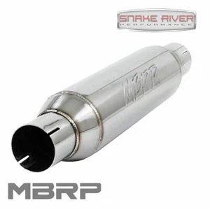 MBRP 2.5" In/Outlet 20" Long Armor Pro T304 Resonator Universal Muffler R1012 - Picture 1 of 4