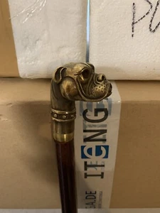 Gehstock Bronze Griff 92 cm - Bild 1 von 7