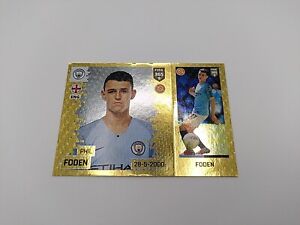 Panini Fifa  365 2019 Sticker-Phil Foden-Rookie-Man City-Gold-Foil-Shiny-#468