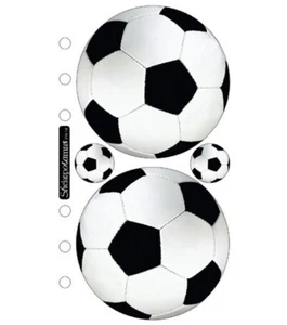 Sticko Soccer Balls Stickers Planner Party Supply Sports Teacher Supply Crafts - Picture 1 of 1