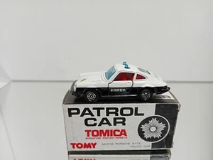 Tomica F16 Porsche 911s Police Car Patrol Car quasi come nuova in scatola - Foto 1 di 12