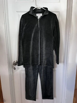 Jones Wear Mujer Gris Terciopelo Chándal/Sudadera Talla S Foto 1 de 4