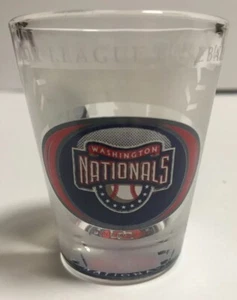Washington Nationals Baseball Satin Etch Clear Shot Glass MLB Official Merch - Picture 1 of 7