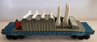 Lionel Post War Missile Firing Car #6544 with 8 Rockets 1960-1964 - Image 1 of 4