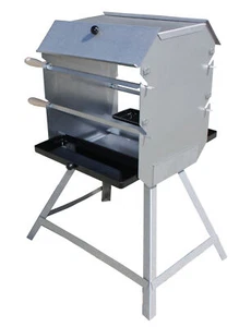 Dirt Roast Grill Wood Grill 4 Skeet for 28 Servings Birch Wood Grill Dirt Roasts - Picture 1 of 1