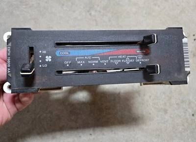 1986-1991 Ford Bronco XLT, F150 Heater, AC & Vent Controler - Image 1 of 3