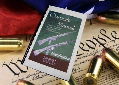 Manual de instrucciones del propietario REMINGTON modelo R-25 y R-25 VTR Foto 1 de 2