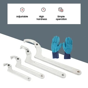 Chiave a Gancio Regolabile per Cilindro Ram Idraulico, Macchina Meccanica - Foto 1 di 14