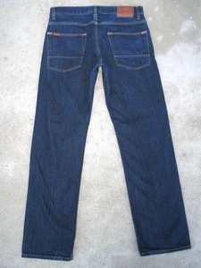 Quiksilver Relaxed Straight Jeans Men Size 31 X 31 Dark Blue 100% Cotton - Picture 1 of 11
