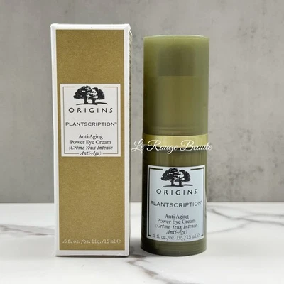 Origins Plantscription омолаживающий мощный крем для глаз - 0,5 унц 15 мл новый полный размер - Изображение 1 из 2