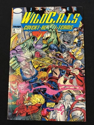 WILDCATS COVERT ACTION TEAMS NO 3 DECEMBER 1992 IMAGE COMICS JIM LEE ART MALIBU - Image 1 of 4