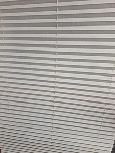 Plissee Klemmfix ohne Bohren Faltrollo Fenster Verspannt Weiß Struktur 80x120cm - Bild 1 von 10