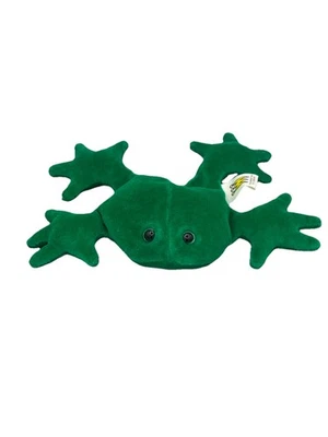 Manhattan игрушка Flip лягушка основной зеленый лягушка Bean сумка мягкая игрушка винтажный плюшевый крошечный 4» - Изображение 1 из 4