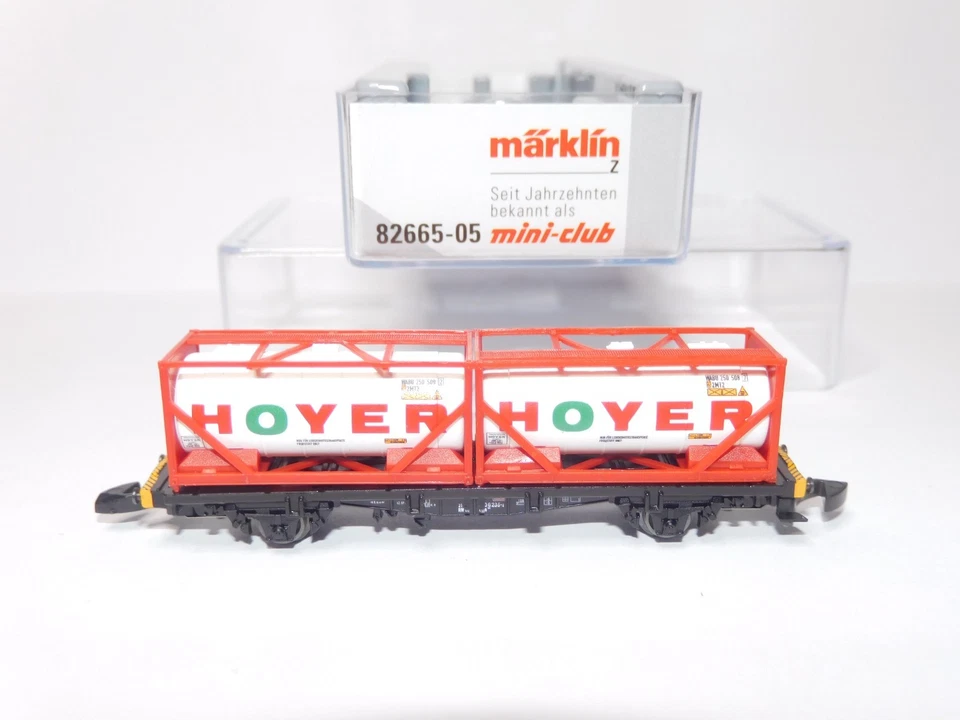 Tank Container Car Hoyer Märklin Mini-Club 82665 - 05 - Image 1 of 1